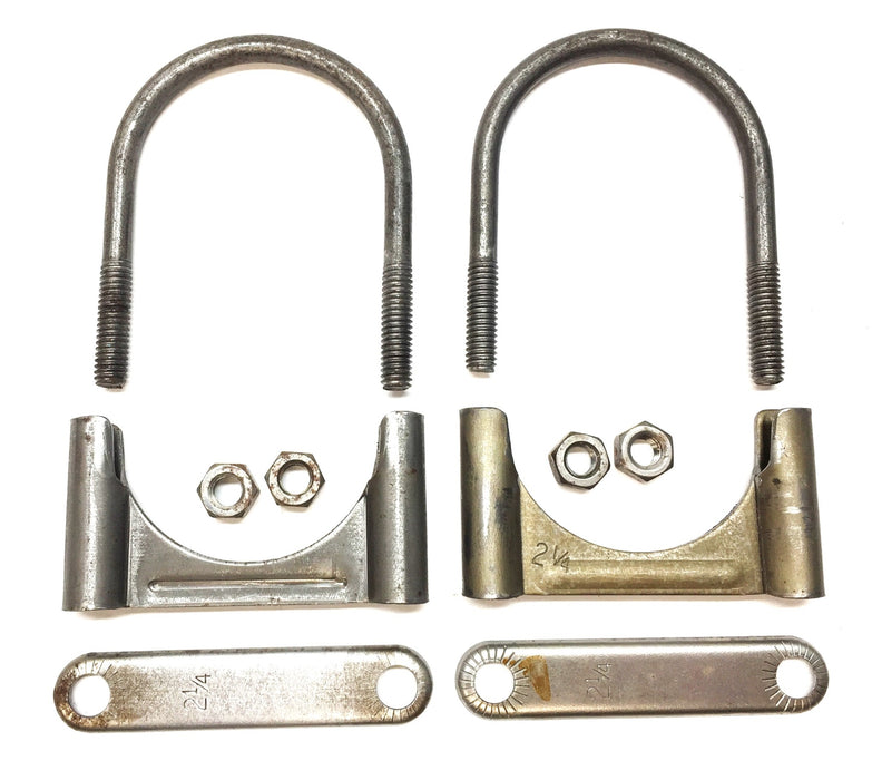 Tuff Grip Clamp 2-1/4" Exhaust Pipe Clamp T214 (8606) [Lot of 2] NOS