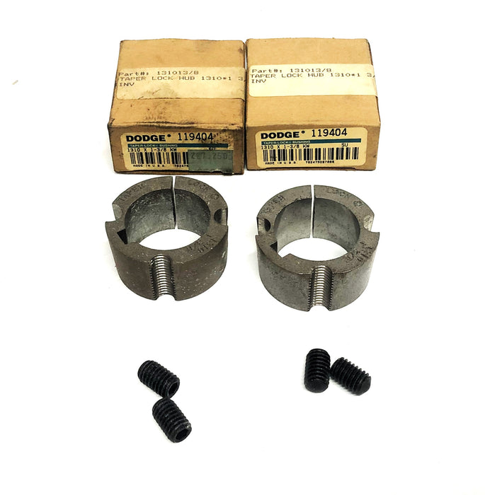 Dodge Taper-Lock Split Bushing 1310X1-3/8 (119404) [Lot of 2] NOS
