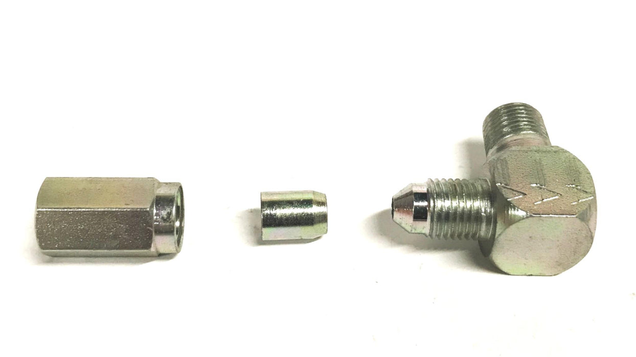 Eaton Aeroquip Stainless Steel 90 Degree 1/8 inch Elbow [Lot of 3] NOS