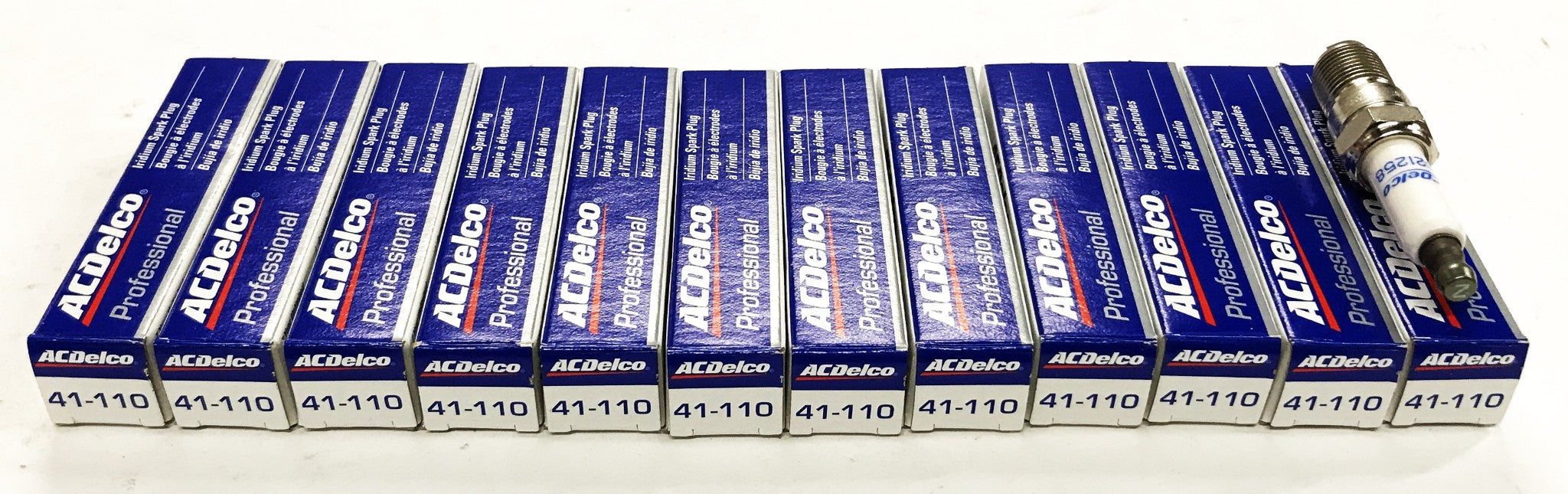 ACDelco 4#41-10 Professional Iridium Spark Plugs 12680072 [Lot of 12] NOS