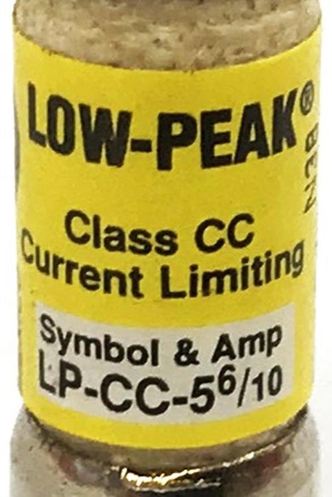 Cooper Bussmann Low Peak Type CC Fuse LP-CC-5-6/10 [Lot of 10] NOS