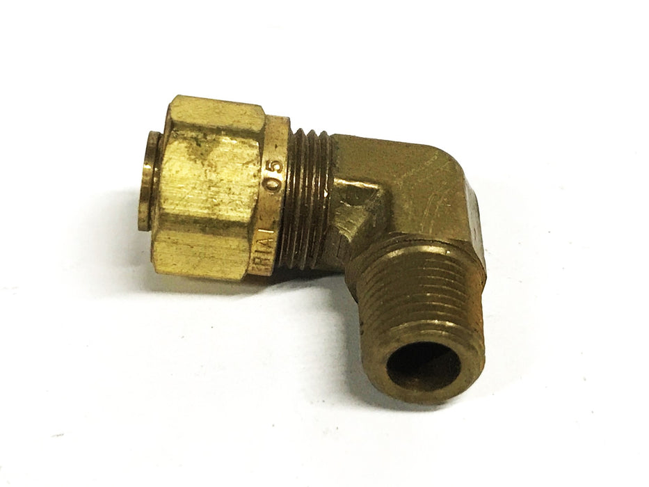 Imperial 1/8 inch NPT Male x 1/4 inch Compression Brass Elbow [Lot of 8] NOS