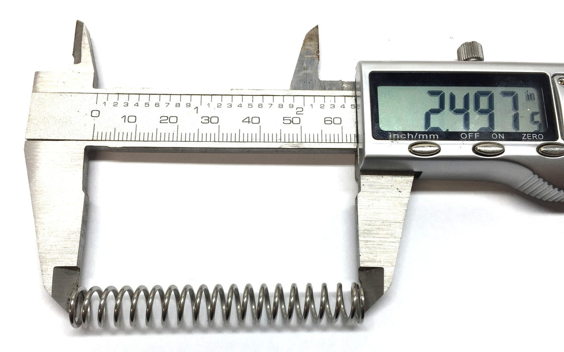 Unbranded 2.49"(L)x .36"(O.D)x .25"(I.D) Steel Compression Spring [Lot of 22]NOS