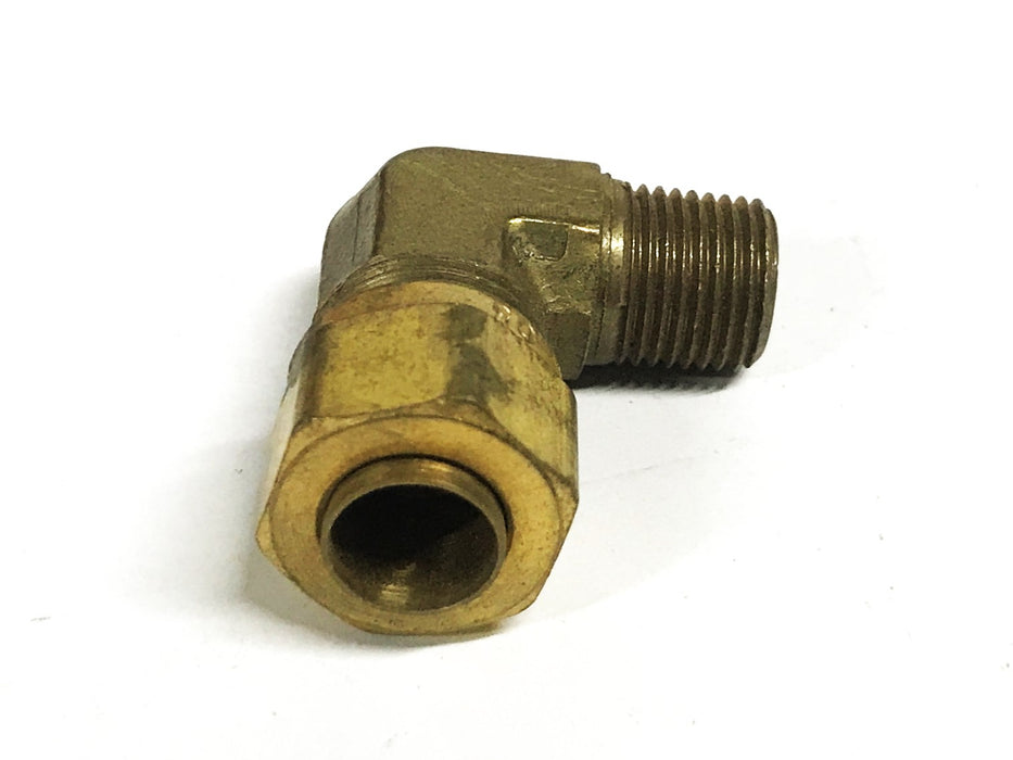 Imperial 1/8 inch NPT Male x 1/4 inch Compression Brass Elbow [Lot of 8] NOS