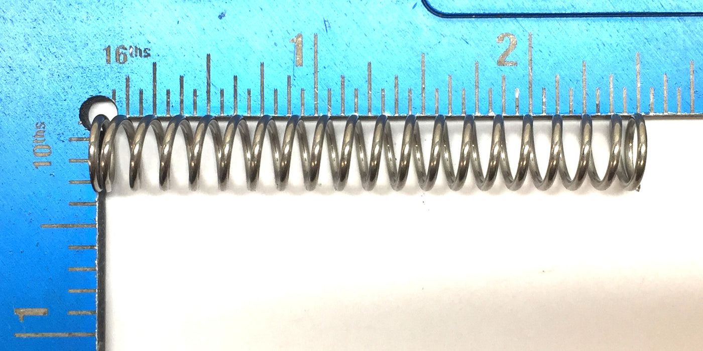 Unbranded 2.49"(L)x .36"(O.D)x .25"(I.D) Steel Compression Spring [Lot of 22]NOS