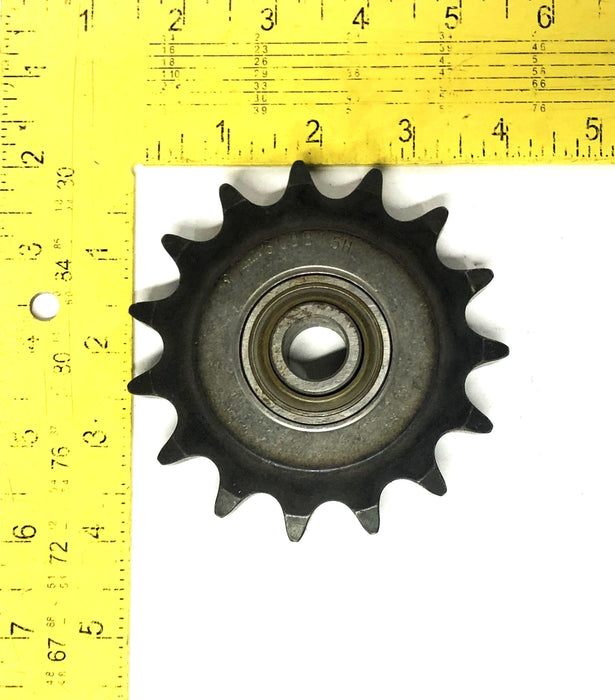 Martin 0.65 Inch Bore Ball Bearing Idler Sprocket 60BB15H NOS