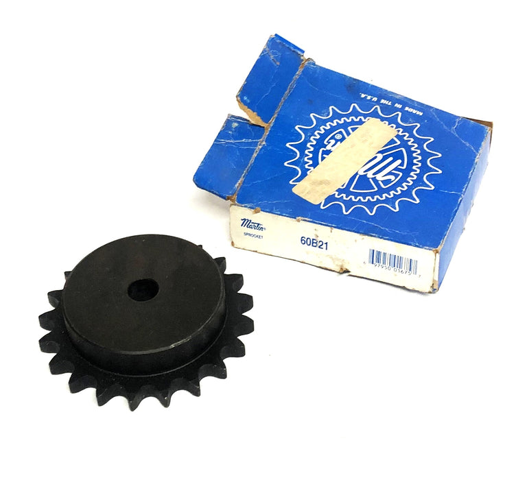Martin 0.75 Inch Bore Roller Chain Sprocket 60B21 NOS