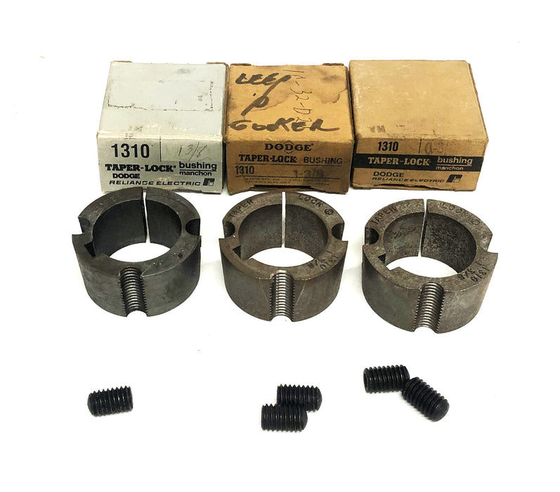 Dodge Split Taper-Lock Bushing 1310X1-3/8 [Lot of 3] NOS