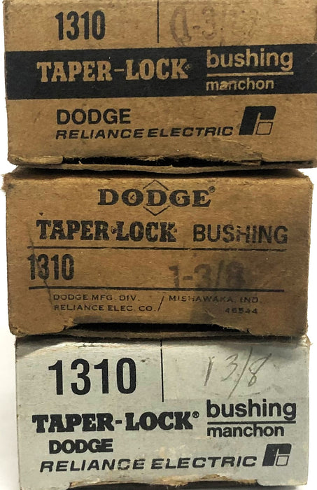Dodge Split Taper-Lock Bushing 1310X1-3/8 [Lot of 3] NOS