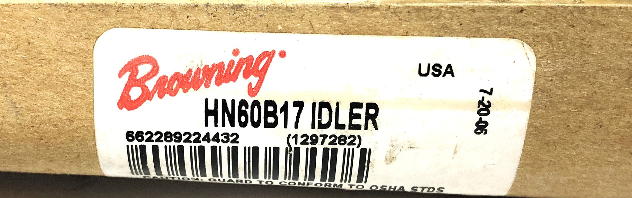 Browning 1 Inch Bore Idler Sprocket HN60B17 NOS