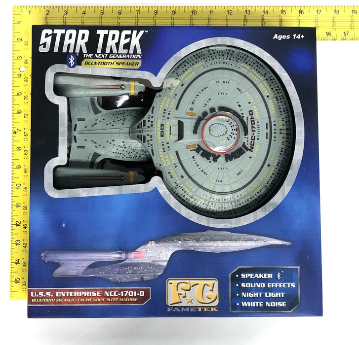 Fametek Star Trek USS Enterprise Bluetooth Speaker/Engine Noise NCC-1701-D NOS