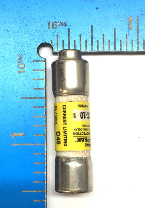 Bussmann 600VAC/150VDC Low-Peak Class CC Fuse LP-CC-10 [Lot of 4] NOS