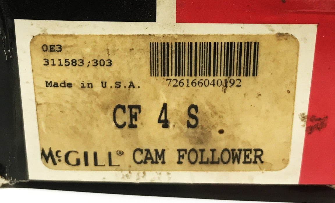 McGill Cam Follower CF4S NOS