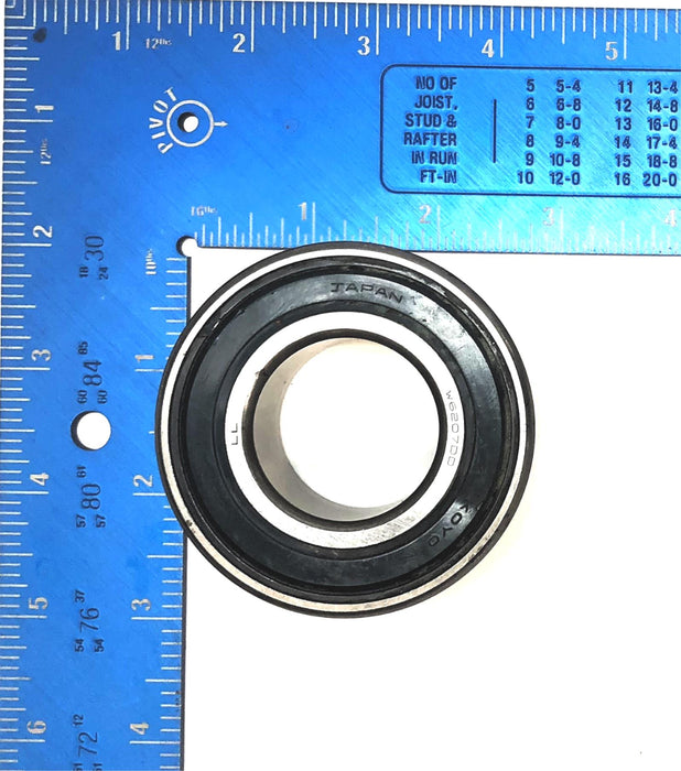 Koyo Rubber Sealed Ball Bearing (No Box) W6207DD (6207D) NOS