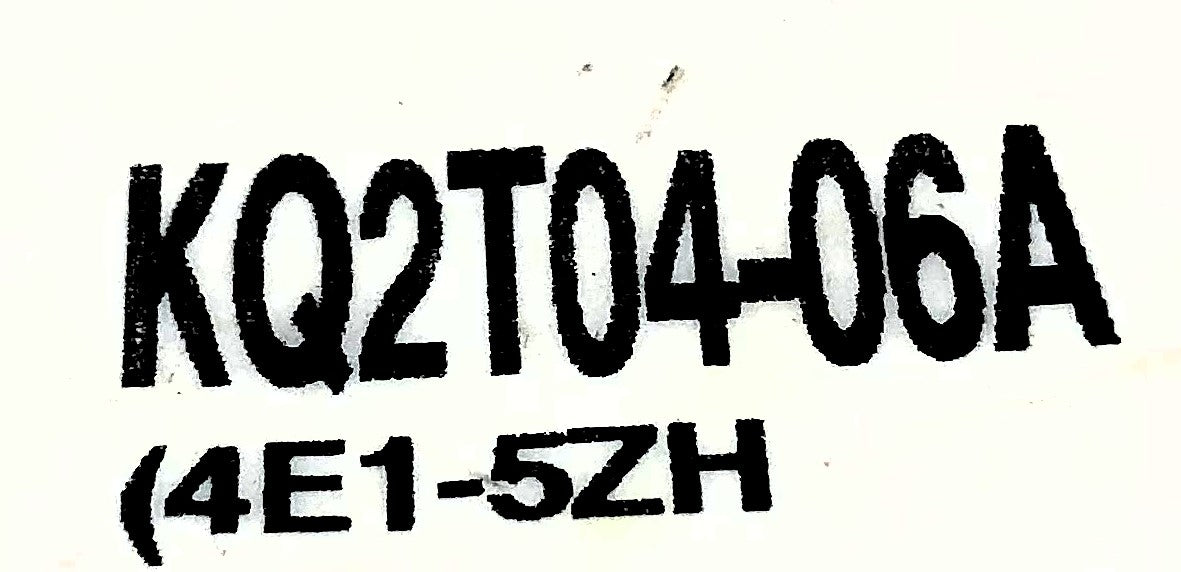 SMC Tee Fitting/Adapter KQ2T04-06A [Lot of 10] NOS