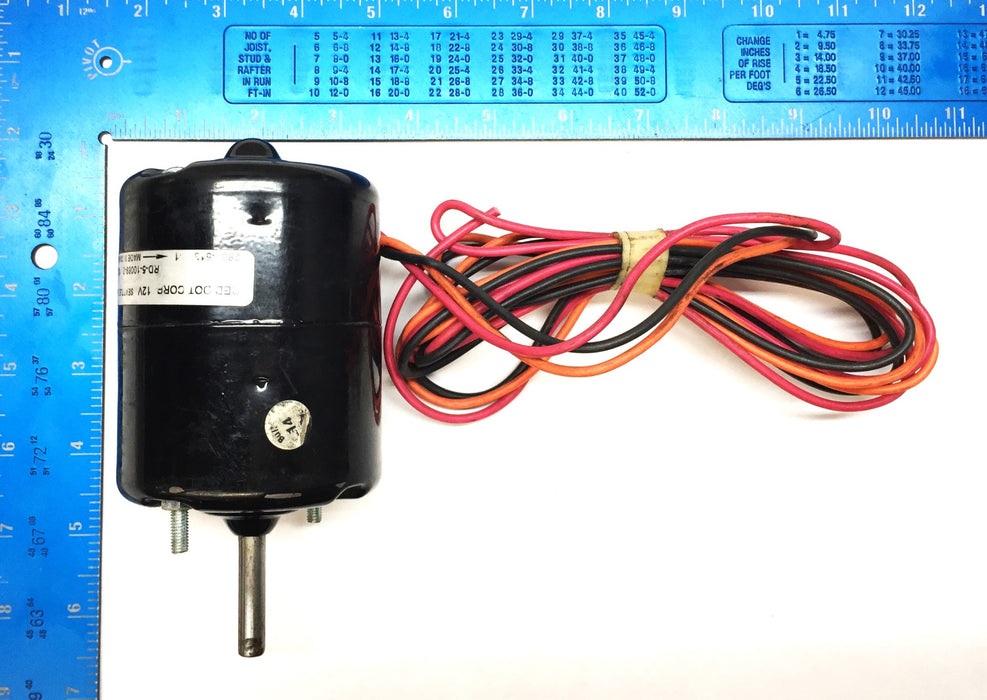 Red Dot Single Shaft 12V Motor RD-5-10069-0 USED