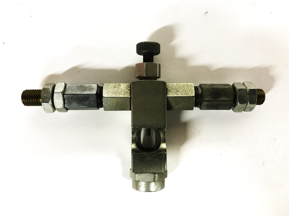 Unbranded 1/8 inch Oiler Dripper Tee with Side Fittings NOS