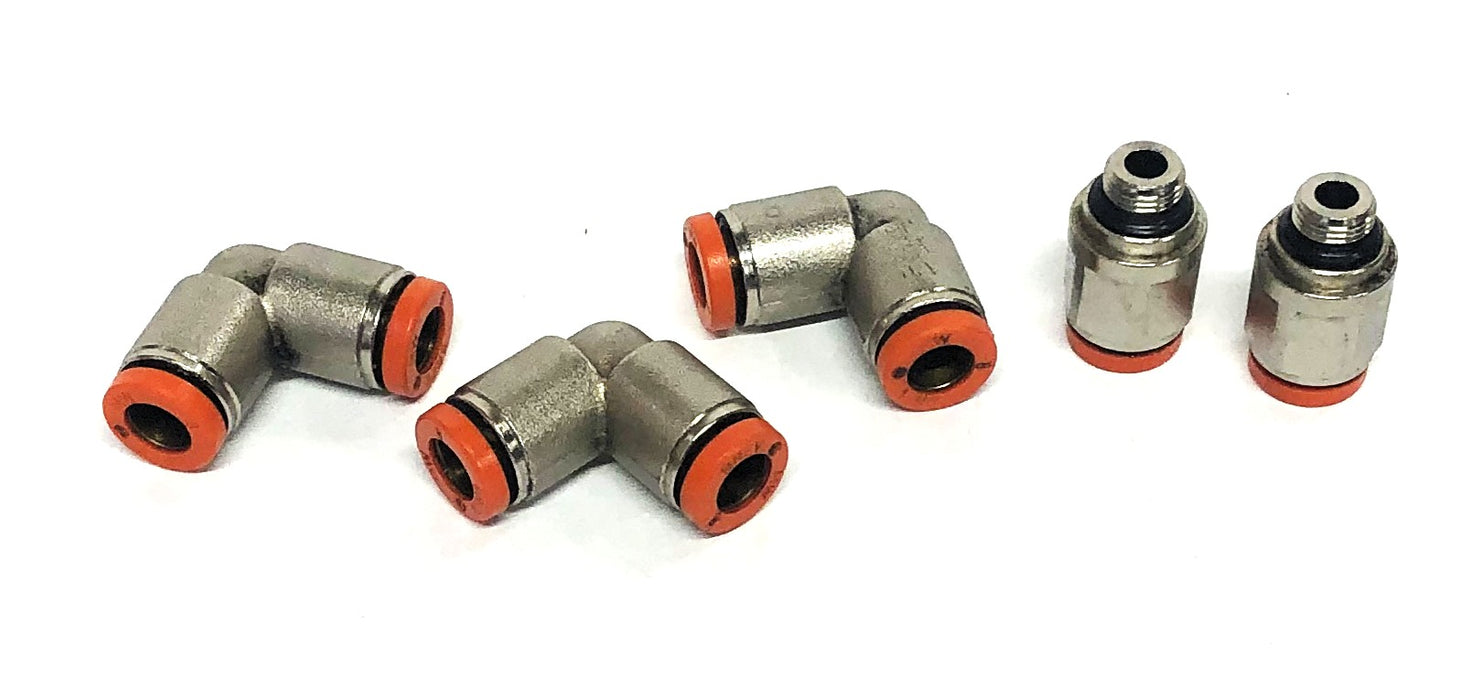 BREV Assorted Quick Connect Fittings 8mm [Lot of 5] NOS