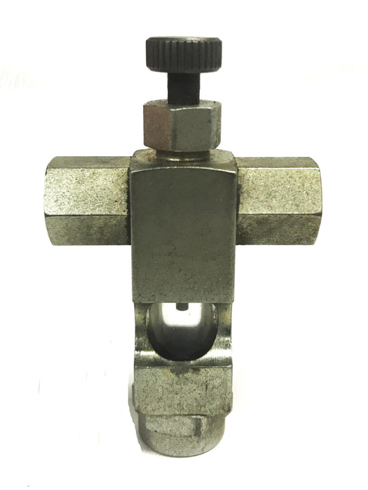 Unbranded 1/8 inch Oiler Dripper Tee with Side Fittings NOS