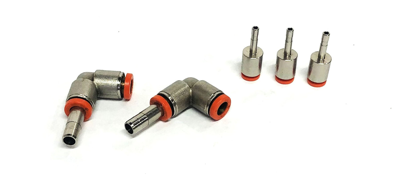 BREV Quick Connect Fittings Assorted 8mm & 6mm [Lot of 5] NOS