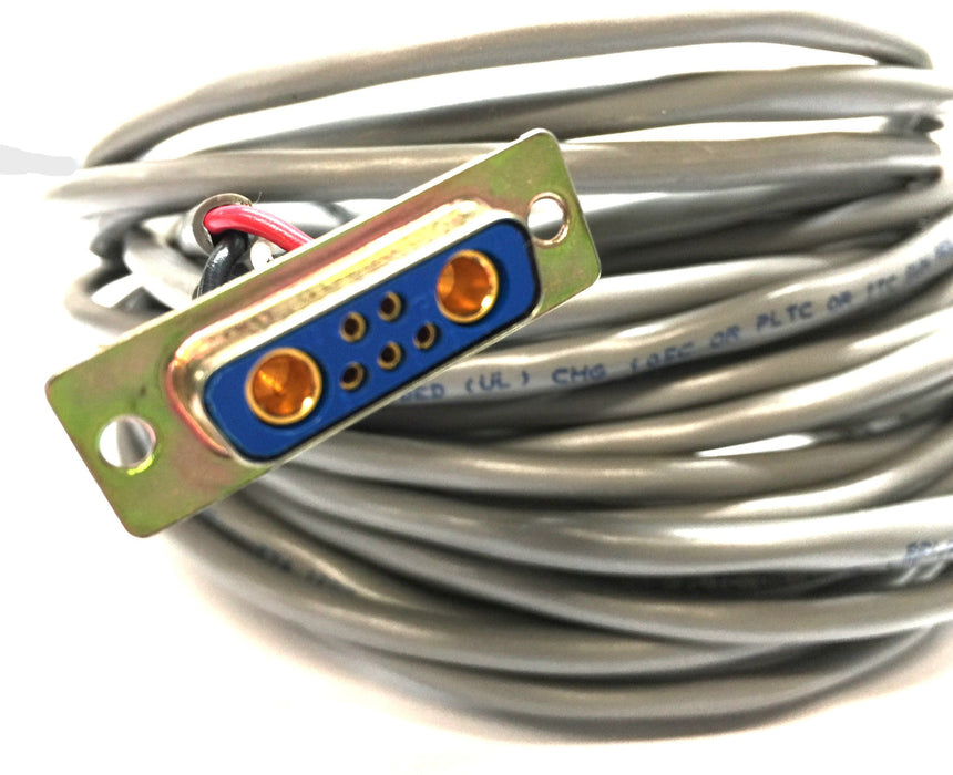 Positronic D-Sub Connector and Belden Cable Assembly CBD7W2F20000 (E108998M) NOS