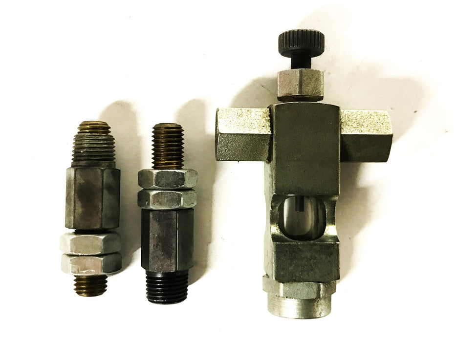 Unbranded 1/8 inch Oiler Dripper Tee with Side Fittings NOS