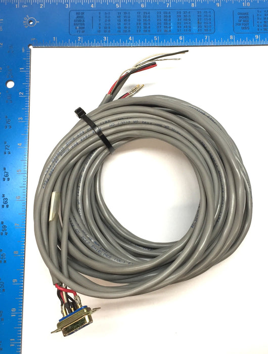 Positronic D-Sub Connector and Belden Cable Assembly CBD7W2F20000 (E108998M) NOS