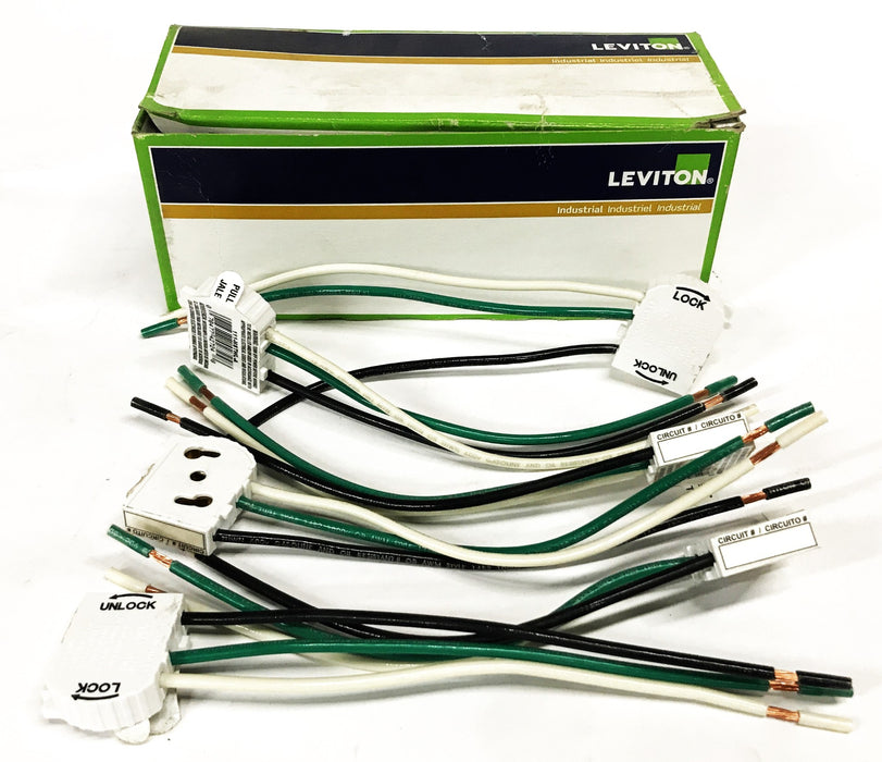 Leviton 20 Amp Right Angle Wiring Module 111-MSTWL-A  [Box of 7] NOS