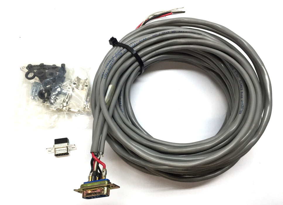 Positronic D-Sub Connector and Belden Cable Assembly CBD7W2F20000 (E108998M) NOS