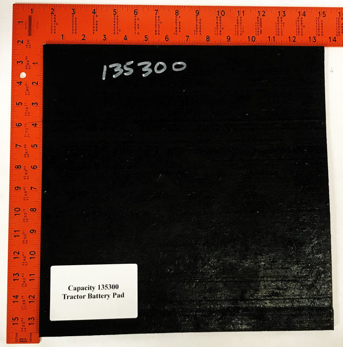 Capacity 13-1/2 Square Tractor Battery Pad 135300 NOS