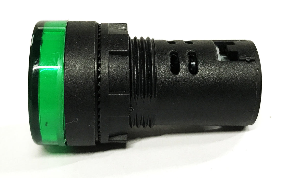 Dayton Raised Panel Green Indicator Light 22NZ04 [Lot of 2] NOS