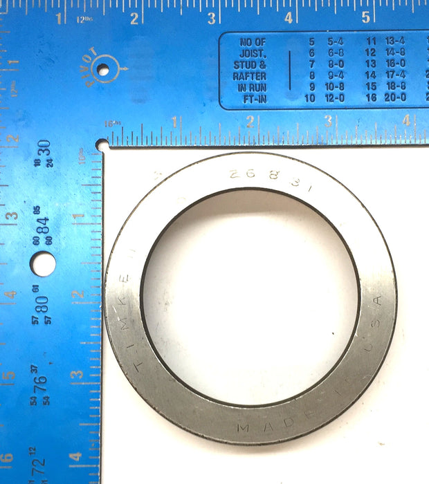 Timken Tapered Cylindrical Roller Bearing Cup 26831 NOS