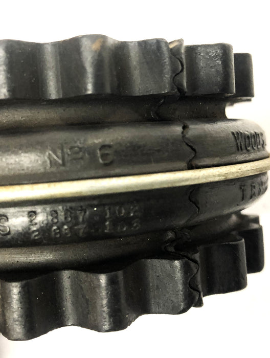 TB Wood Sure Flex Coupling Insert NO 6 NOS