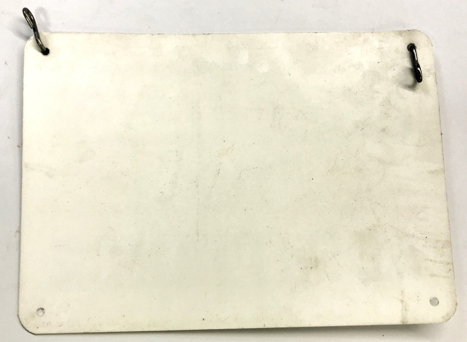 Accuform Notice No Admittance Sign MADMN16B [Lot Of 2] NOS
