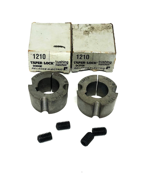 Dodge Taper-Lock Split Bushing 1210X1 [Lot of 2] NOS