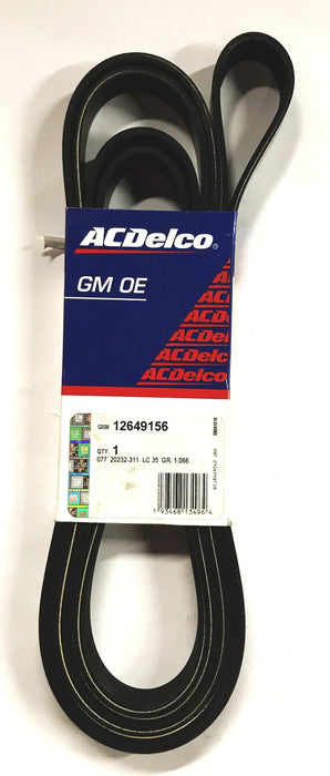 ACDelco Serpentine Belt 12649156 NOS