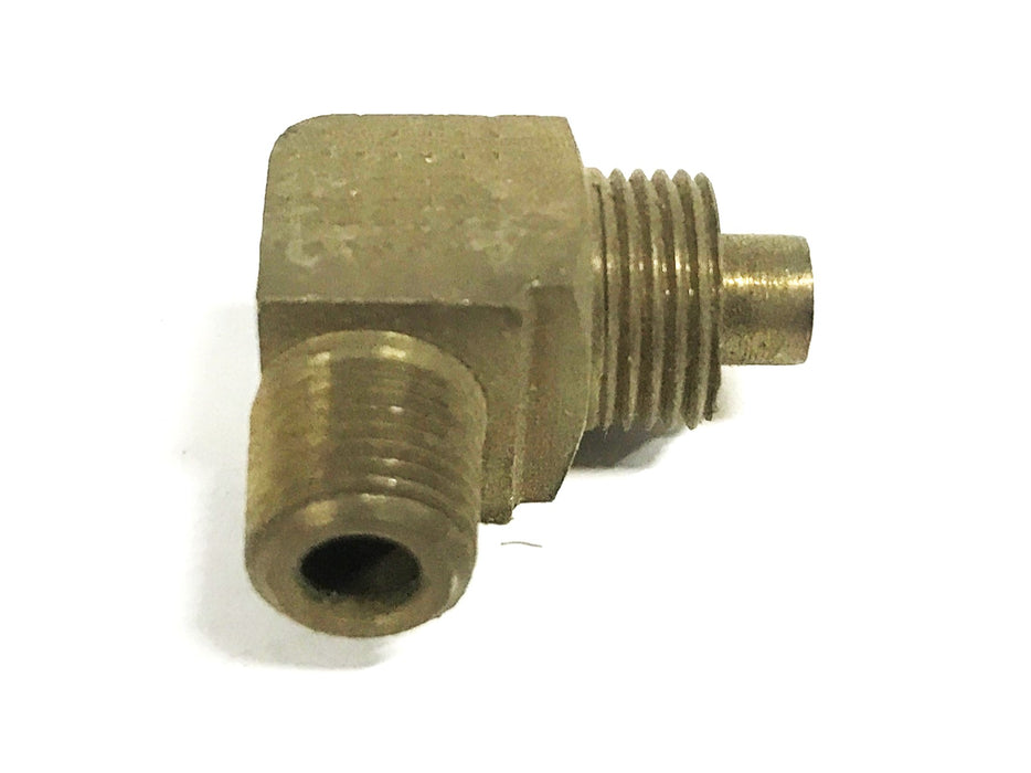 Eaton Aeroquip 1/8 inch NPT Male x 1/4 inch NPT Male Brass Elbow [Lot of 7] NOS