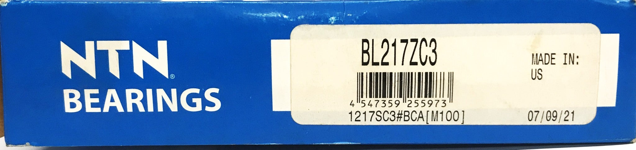 NTN Single Row Ball Bearing BL217ZC3 NOS