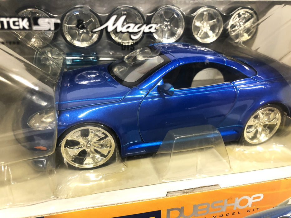 Jada Toys Dub City Dub Shop Lexus SC430 Blue Die Cast Model Car Kit 55987 NOS