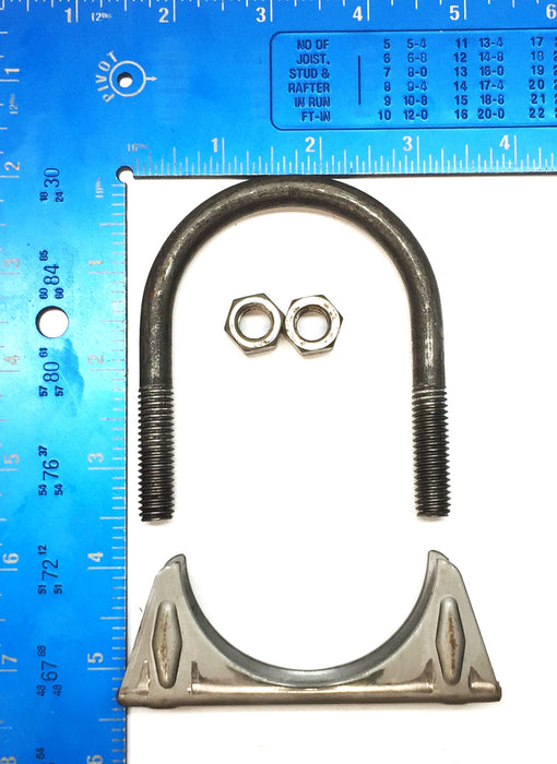 Parts Master Heavy-Duty 2-1/4" Muffler Clamp 81026 [Lot of 2] NOS