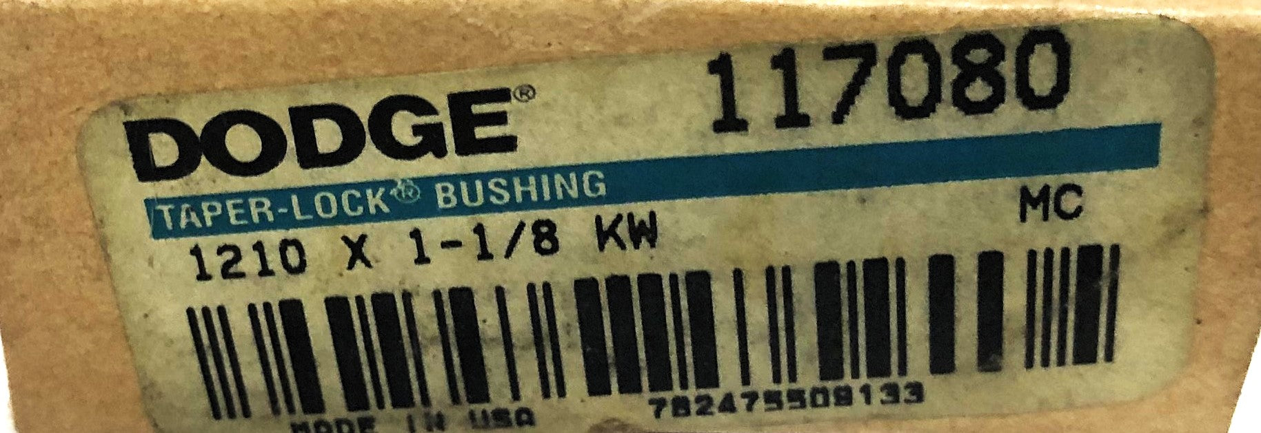 Dodge Split Taper-Lock Bushing 1210X1-1/8 KW (117080) [Lot of 3] NOS