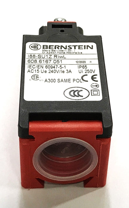 Bernstein Plastic Body Limit Switch with Roller I88-SU1Z-RIWL NOS