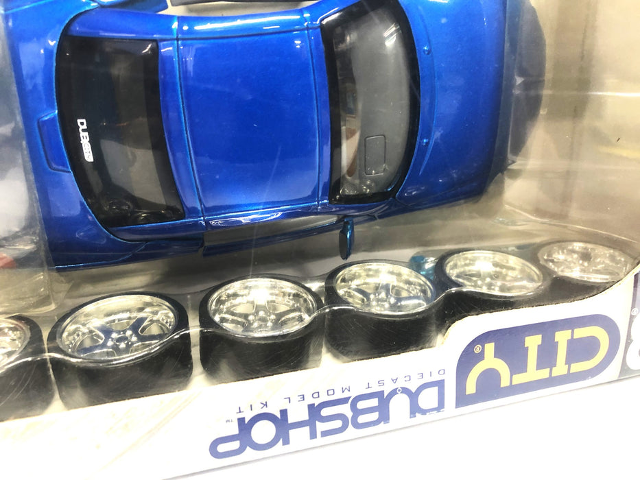 Jada Toys Dub City Dub Shop Lexus SC430 Blue Die Cast Model Car Kit 55987 NOS