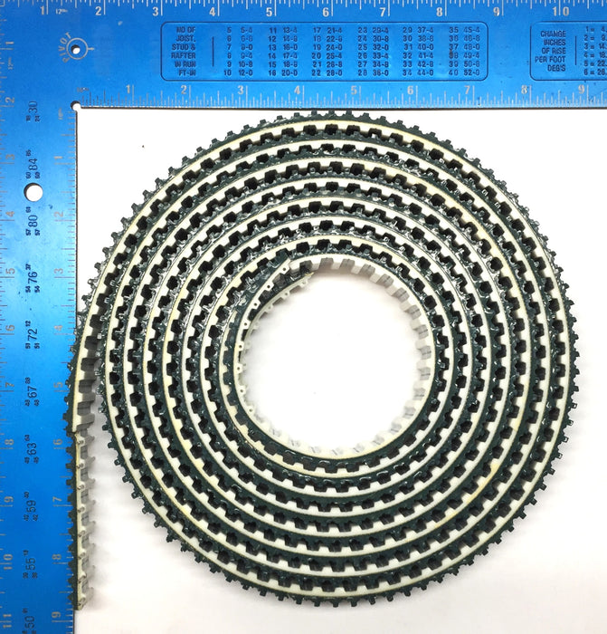 Unbranded 12' x 1" Green Pin-Join Urethane Timing Belt NOS