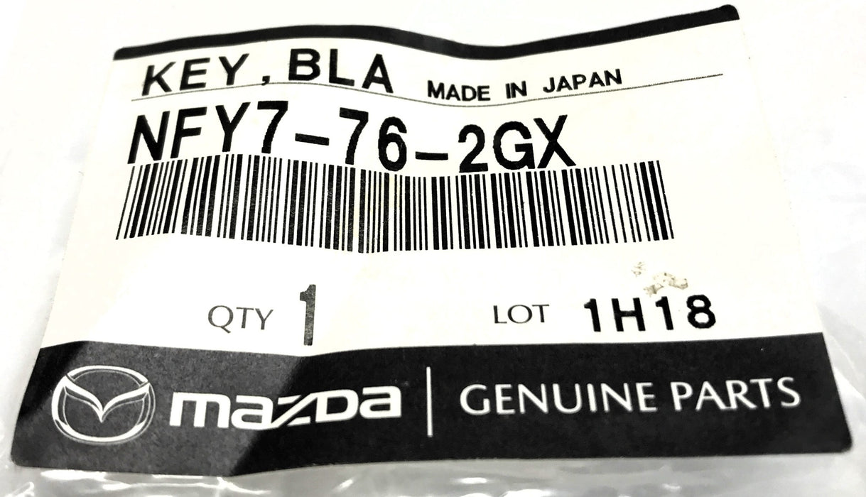 Mazda Key Blank NFY7-76-2GX NOS