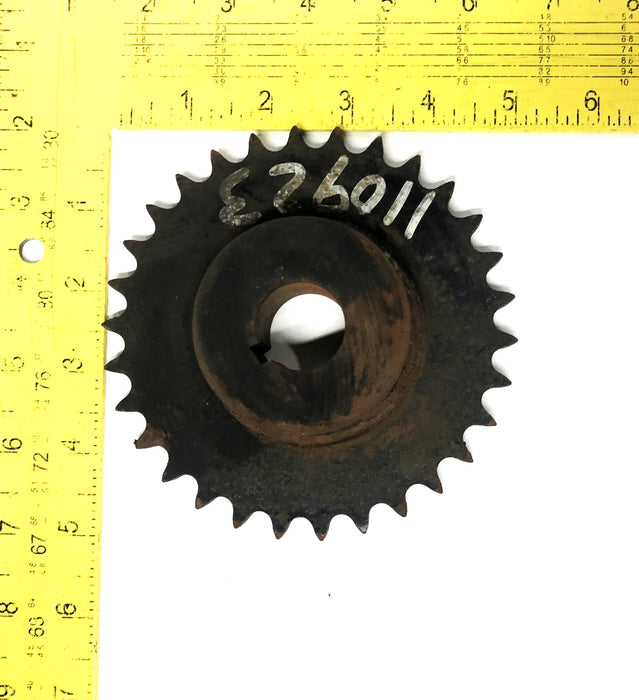 Unbranded 30 Tooth 1 Inch Bore Roller Chain Sprocket 40P5/8 USED
