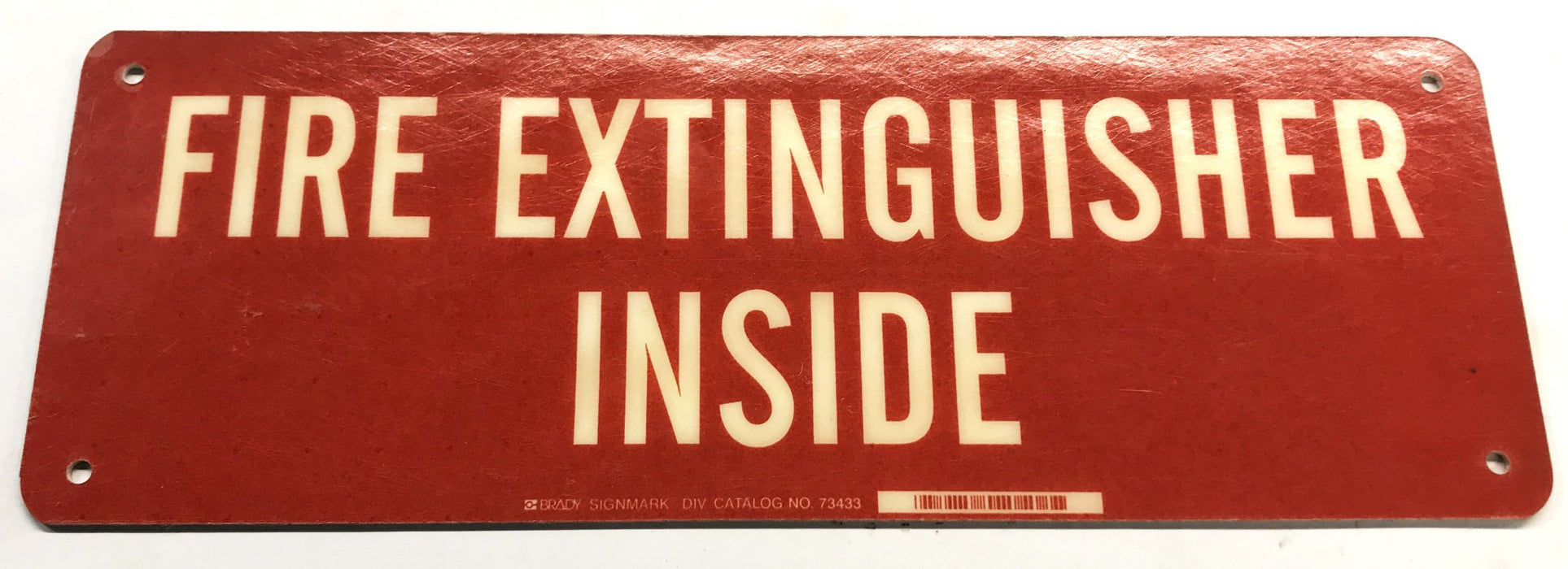 Brady 14" x 5" Fire Extinguisher Inside 73433 NOS