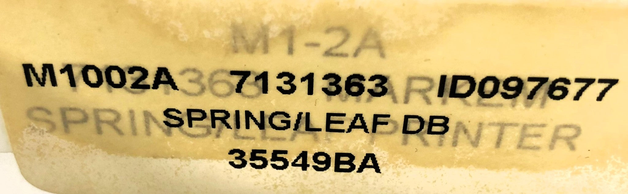Unbranded Leaf Spring 35549BA [Lot of 5] NOS