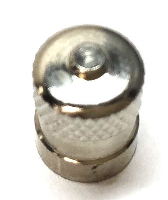 Unbranded 1/2" Chrome Valve Tire Cap [Lot of 9] NOS