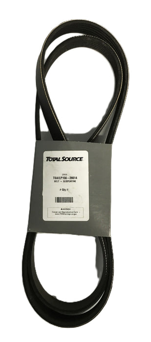 Total Source Serpentine Belt LP156-26614 [Lot of 2] NOS